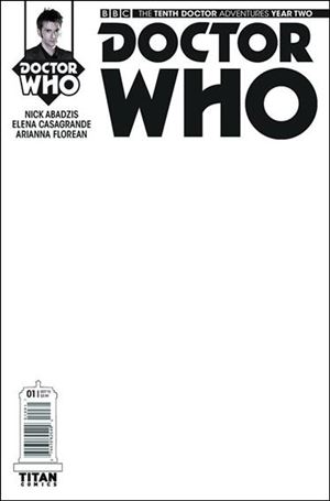 Doctor Who: The Tenth Doctor Year Two issue 1-C Blank/Sketch Cover