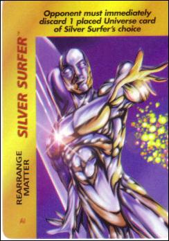 Marvel OverPower (Base Set) card nn194 Silver Surfer: Rearrange Matter