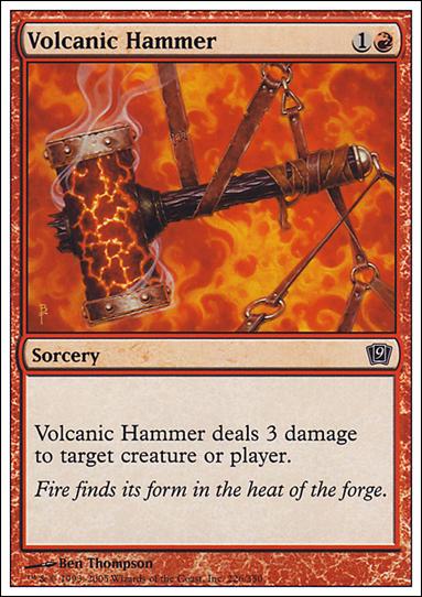 Magic the Gathering: 9th Edition (Base Set) card 226 Volcanic Hammer