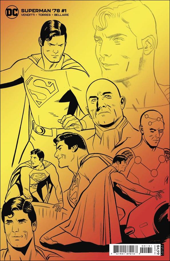 Superman '78 issue 1-C Wilfredo Torres 1:25 Design Cardstock Cover