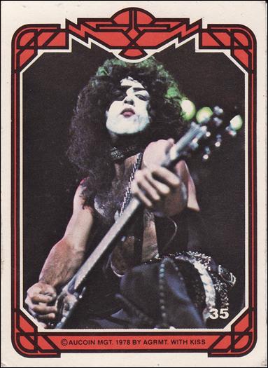 KISS: Series 1 (Base Set) card 35 Paul Stanley