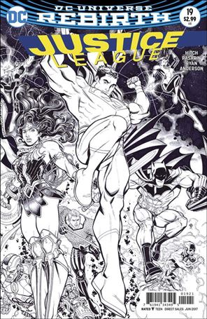 Justice League (2016) issue 19-B Yanick Paquette Cover