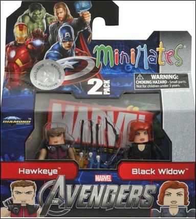 Marvel Minimates (Exclusives) figure 85 Hawkeye and Black Widow