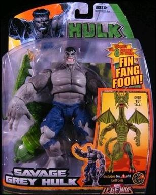 Marvel Legends: Hulk (Fin Fang Foom Series) figure 4 Savage Grey Hulk