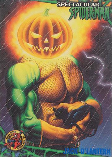 1997 Fleer Ultra Spider-Man (Base Set Blue) card 80 Jack O'Lantern