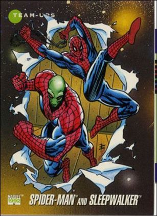 Marvel Universe: Series 3 (Base Set) card 95 Spider-Man and Sleepwalker