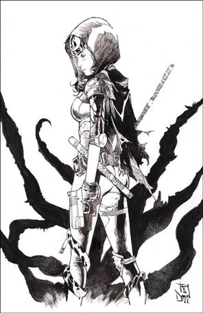 Nocterra issue 13-C Tony S. Daniel B&W Virgin Cover