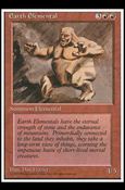 Magic the Gathering: 4th Edition (Base Set) card 188 Earth Elemental