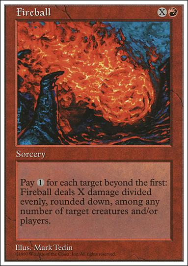 Magic the Gathering: 5th Edition (Base Set) card 228 Fireball
