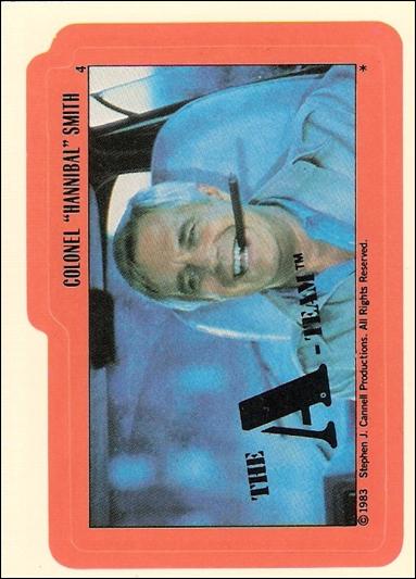A-Team (Sticker Subset) card 4 Colonel "Hannibal" Smith