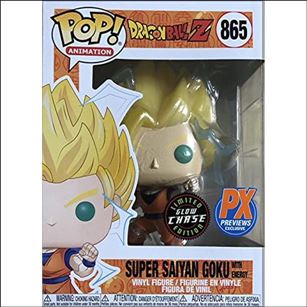 POP! Animation figure 865-B Super Saiyan Goku (with energy) (GITD)