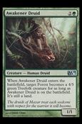 Magic the Gathering: 2011 Core Set (Base Set) card 163 Awakener Druid