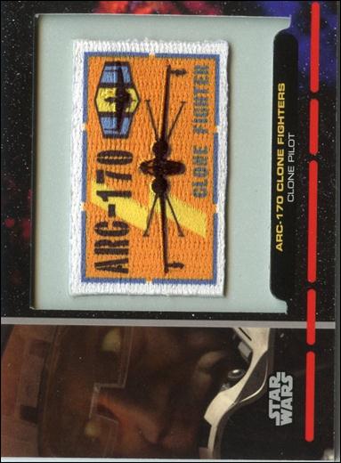 Star Wars Galactic Files (Patch Subset) card PR-16 ARC-170 Clone Fighters Clone Pilot