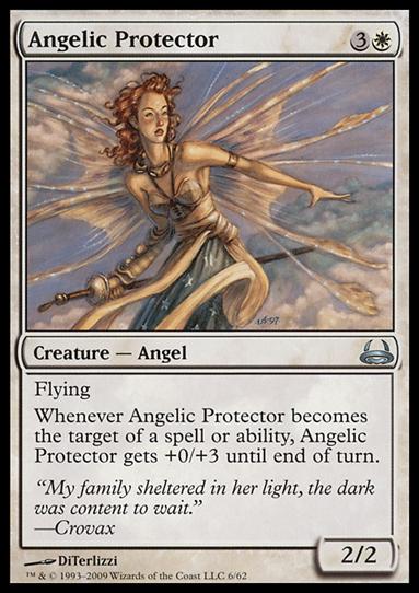 Magic the Gathering: Duel Decks: Divine vs. Demonic (Base Set) card 6 Angelic Protector