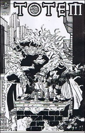 Totem issue 1-B Black and White Cover