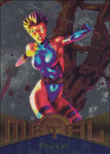 Marvel Metal (Parallel Flasher Set) card 112 Psylocke