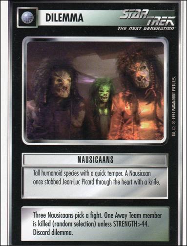 Star Trek: Premiere Unlimited (Base Set) card 39 Nausicaans
