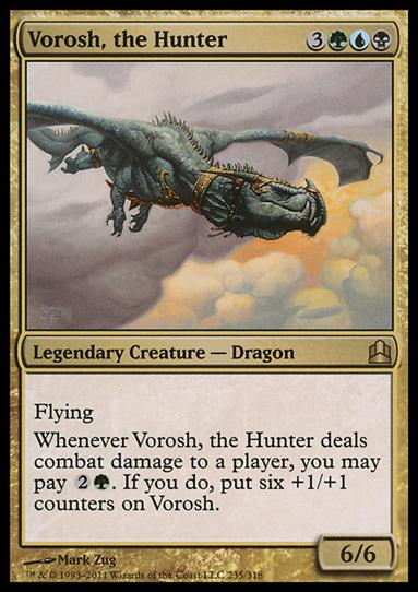 Magic the Gathering: Commander (Base Set) card 235 Vorosh, the Hunter