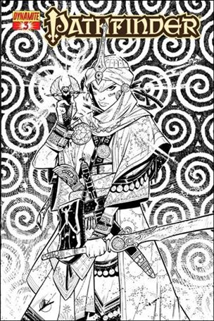 Pathfinder issue 3-E Matteo Scalera 1:25 Black & White Cover