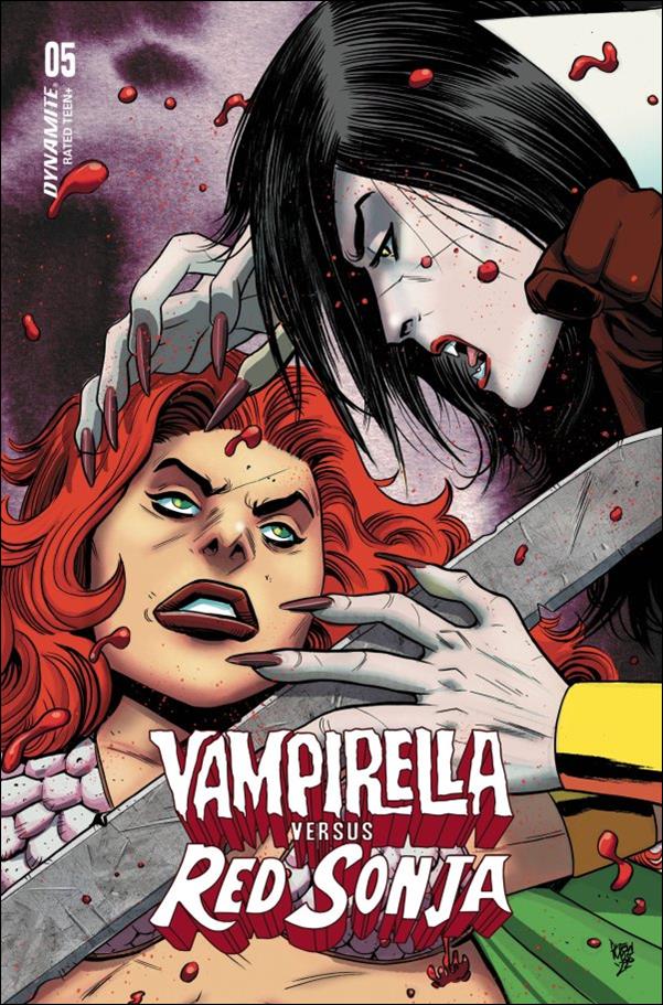 Vampirella Versus Red Sonja issue 5-D Drew Moss Cover