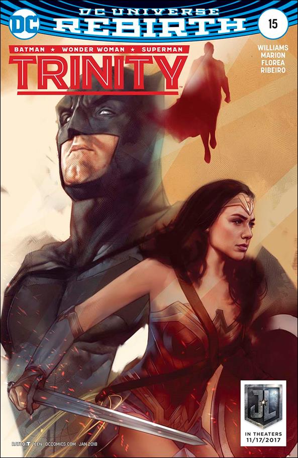 Trinity (2016) issue 15-B Ben Oliver Justice League Cover