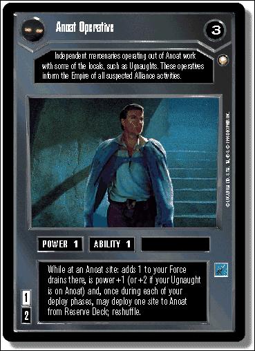 Star Wars: Special Edition Limited (Base Set) card 2 Anoat Operative