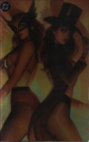 Justice League Unlimited (2025) issue 5-H Retailer Exclusive Nathan Szerdy Foil Virgin Cover
