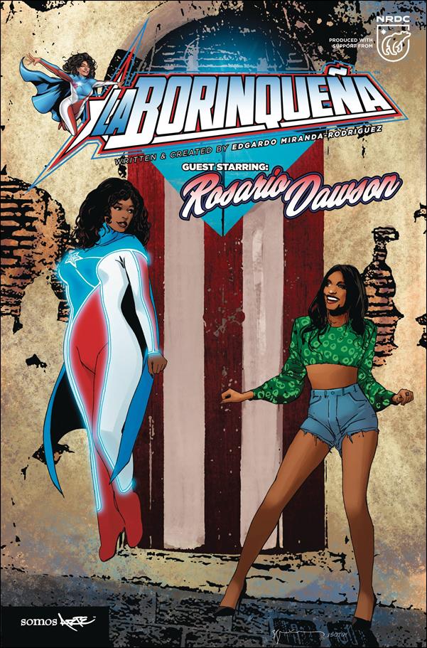 La Borinqueña Guest Starring Rosario Dawson issue nn-B Bill Sienkiewicz Cover