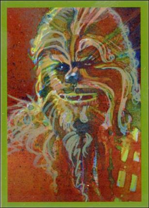 Star Wars Galaxy: Series 7 (Foil Subset) card 5-C Chewbacca - Gold Foil