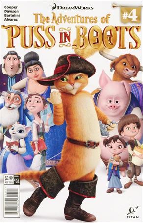 Puss in Boots issue 4 Animation Cover