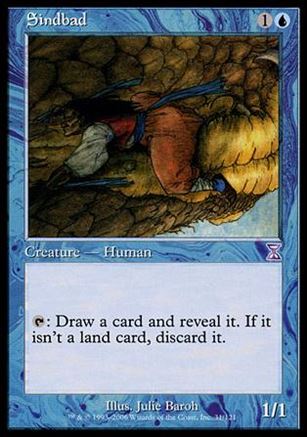 Magic the Gathering: Time Spiral (Timeshifted Subset) card 31 Sindbad