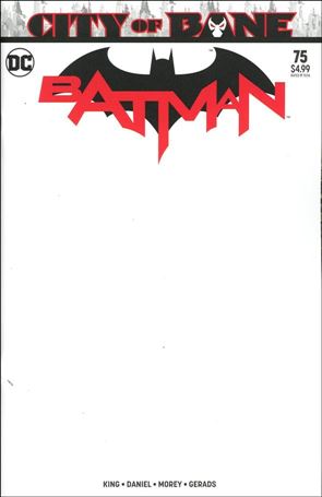 Batman (2016) issue 75-C Blank/Sketch Cover