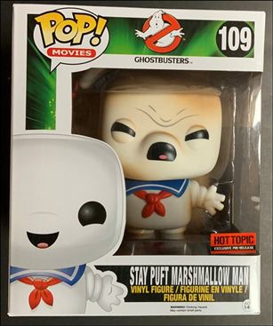 POP! Movies figure 109-F Stay Puft Marshmallow Man (Toasted) Hot Topic