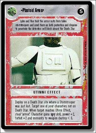 Star Wars: Premiere Limited (Base Set) card 229 Plastoid Armor