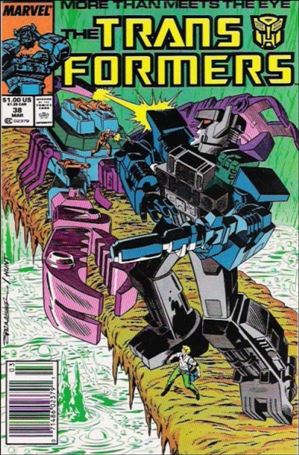 Transformers (1984) issue 38-B Newsstand Cover