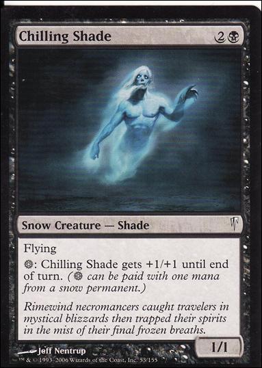 Magic the Gathering: Coldsnap (Base Set) card 53 Chilling Shade