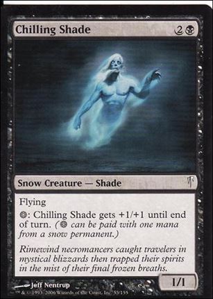Magic the Gathering: Coldsnap (Base Set) card 53 Chilling Shade