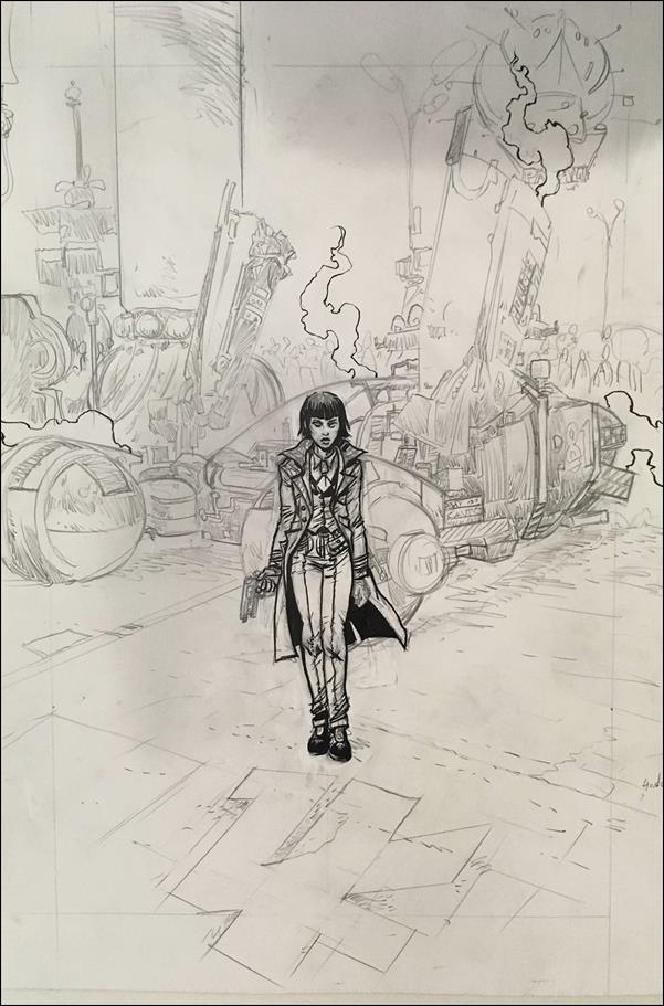 Blade Runner 2019 issue 5-D Paul Pope Virgin Sketch Cover