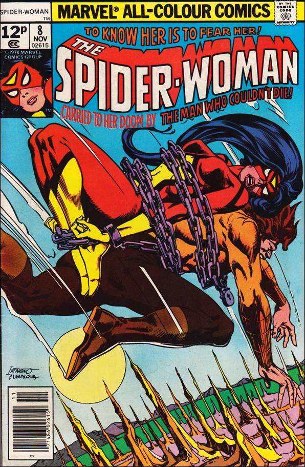 Spider-Woman (1978) issue 8-B UK Price Cover