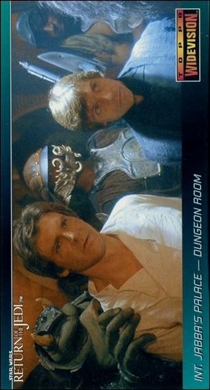 Star Wars: Return of the Jedi Widevision (Promo) card P1 Int. Jabba's Palace - Dungeon Room