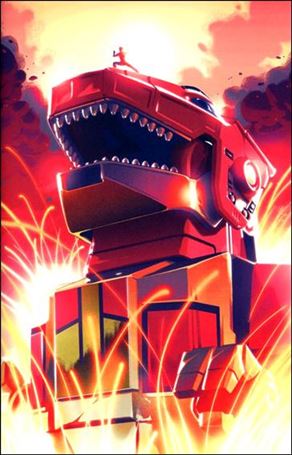 Mighty Morphin Power Rangers issue 1-B Goni Montes 1:25 Zord Cover