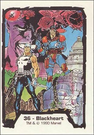 Jim Lee Series 1 (Base Set) card 36 Blackheart