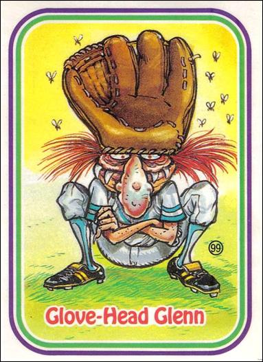 Awsome! All-Stars (Base Set) card 99-B Glove-Head Glenn / Puzzle Back