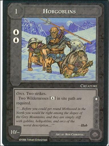 Middle-Earth: The Dragons (Base Set) card 68 Hobgoblins