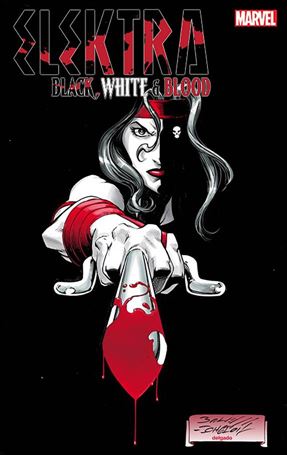 Elektra: Black, White & Blood issue 3-B Mark Bagley Cover