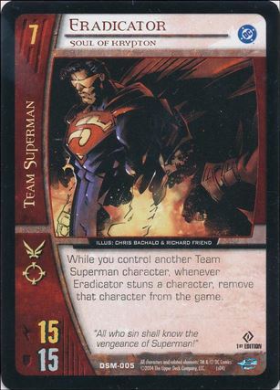 Superman: Man of Steel: VS System (Base Set) Cover Image 1