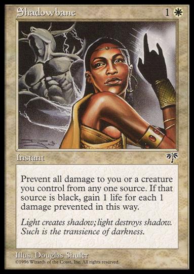 Magic the Gathering: Mirage (Base Set) card 38 Shadowbane