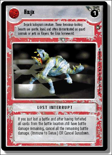 Star Wars: A New Hope Limited (Base Set) card 127 Houjix