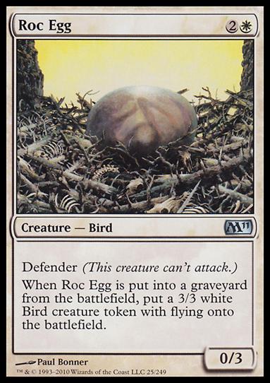 Magic the Gathering: 2011 Core Set (Base Set) card 25 Roc Egg