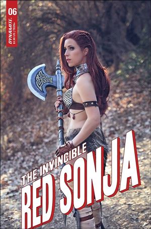 Invincible Red Sonja issue 6-E Cosplay Photo Cover